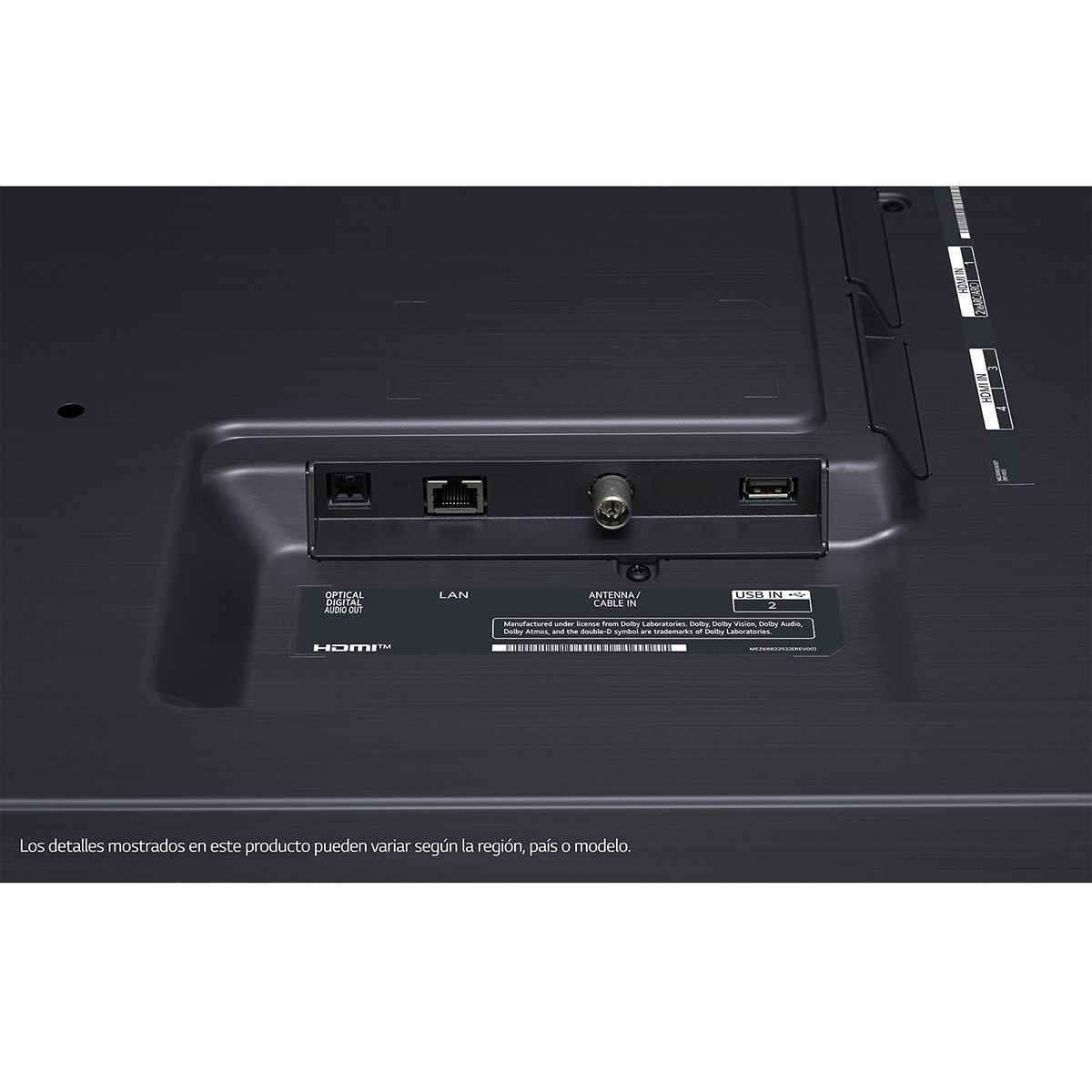 Pantalla  LG NanoCell TV 55 Pulgadas 4K SMART TV con ThinQ AI