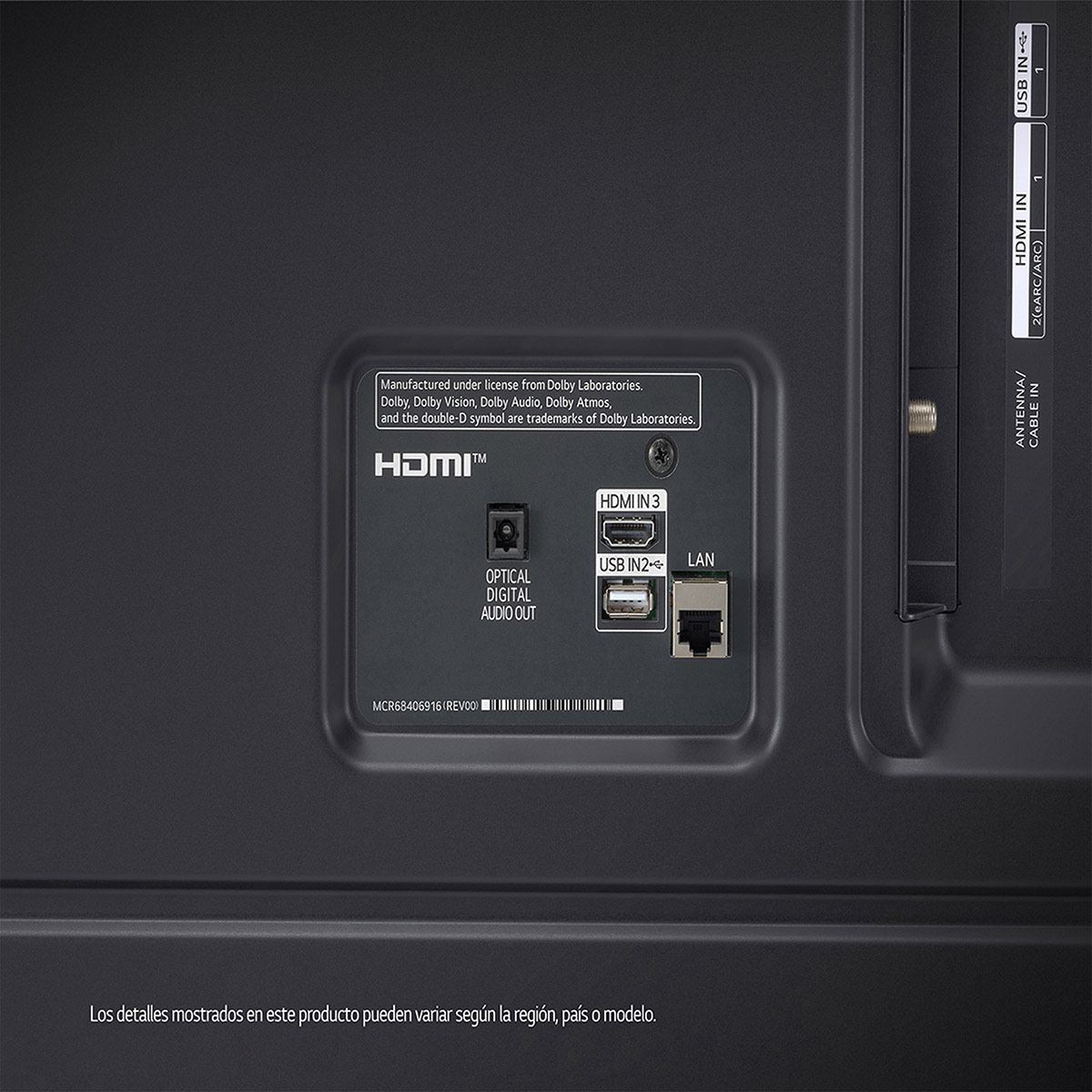 Pantalla  LG NanoCell TV 75 Pulgadas 4K SMART TV con ThinQ AI