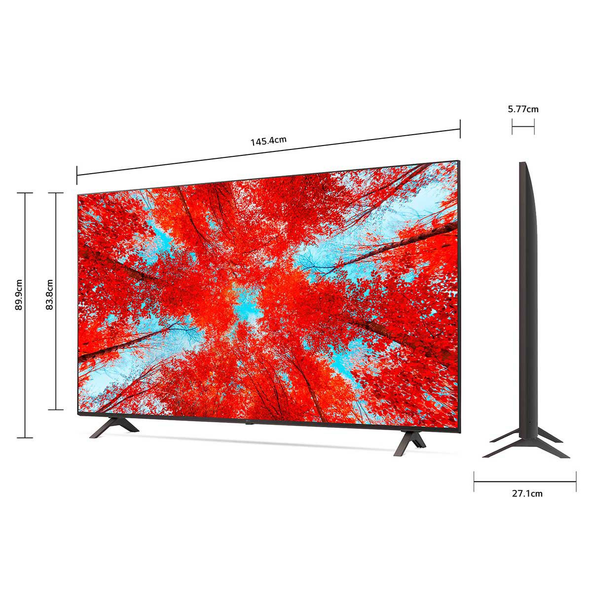 Pantalla LG UHD TV AI ThinQ 65 Pulgadas 4K SMART TV