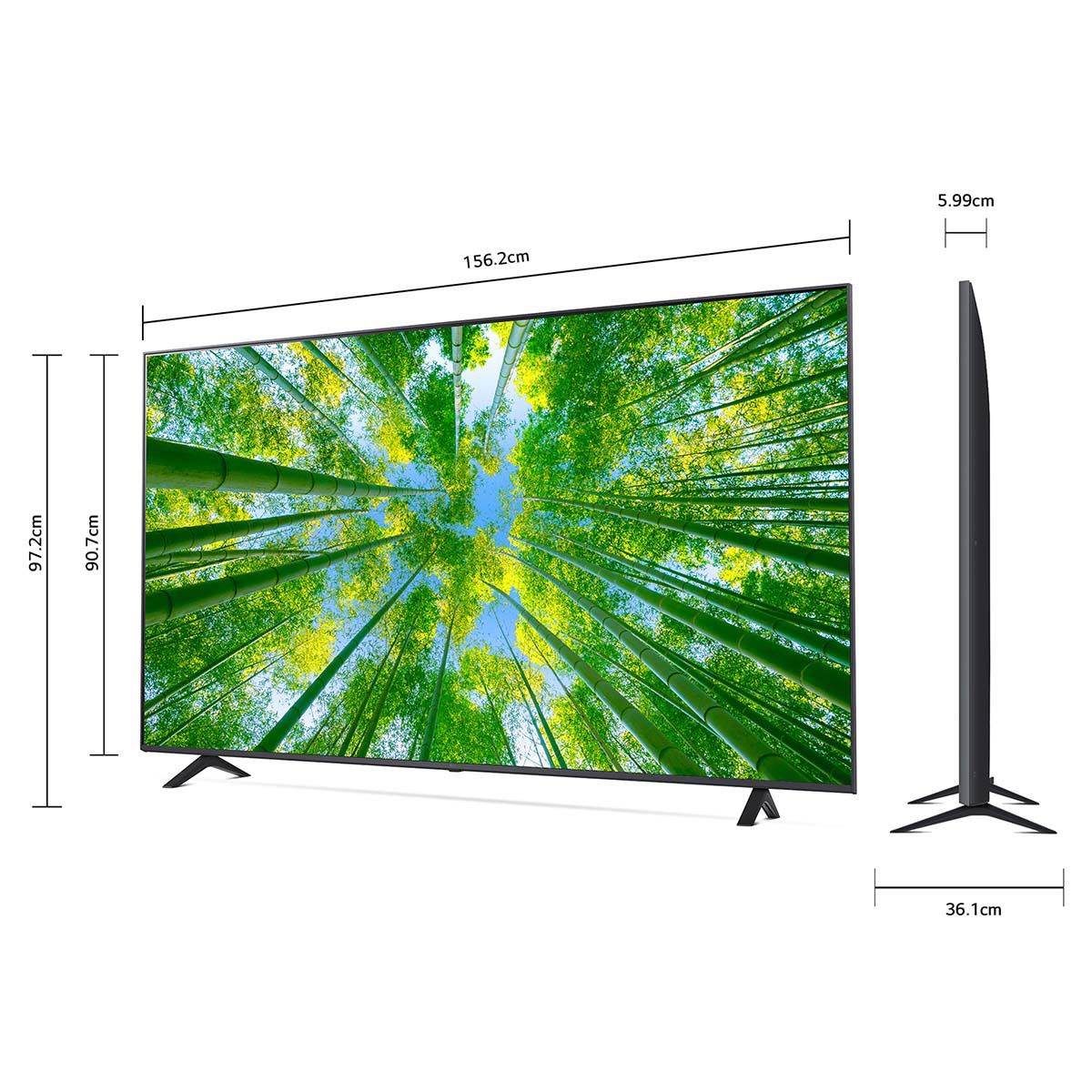 Pantalla  LG UHD TV AI ThinQ 70 Pulgadas 4K SMART TV
