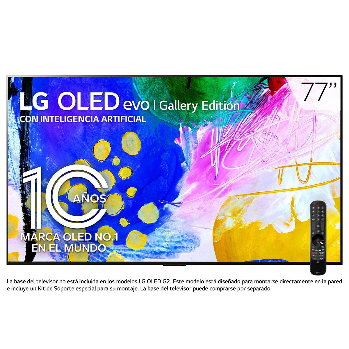 Pantalla LG OLED TV Evo Gallery Edition  77 Pulgadas 4K SMART TV