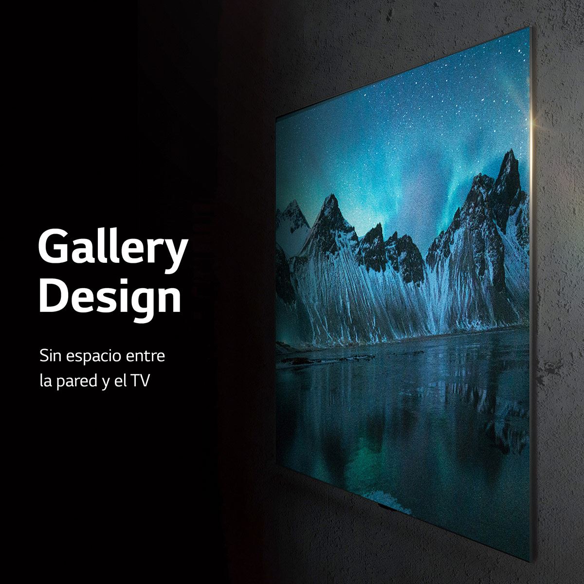 Pantalla LG OLED TV Evo Gallery Edition  77 Pulgadas 4K SMART TV