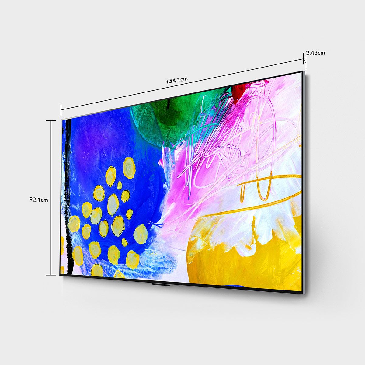 Pantalla LG OLED TV Evo Gallery Edition  65 Pulgadas 4K SMART TV con ThinQ AI