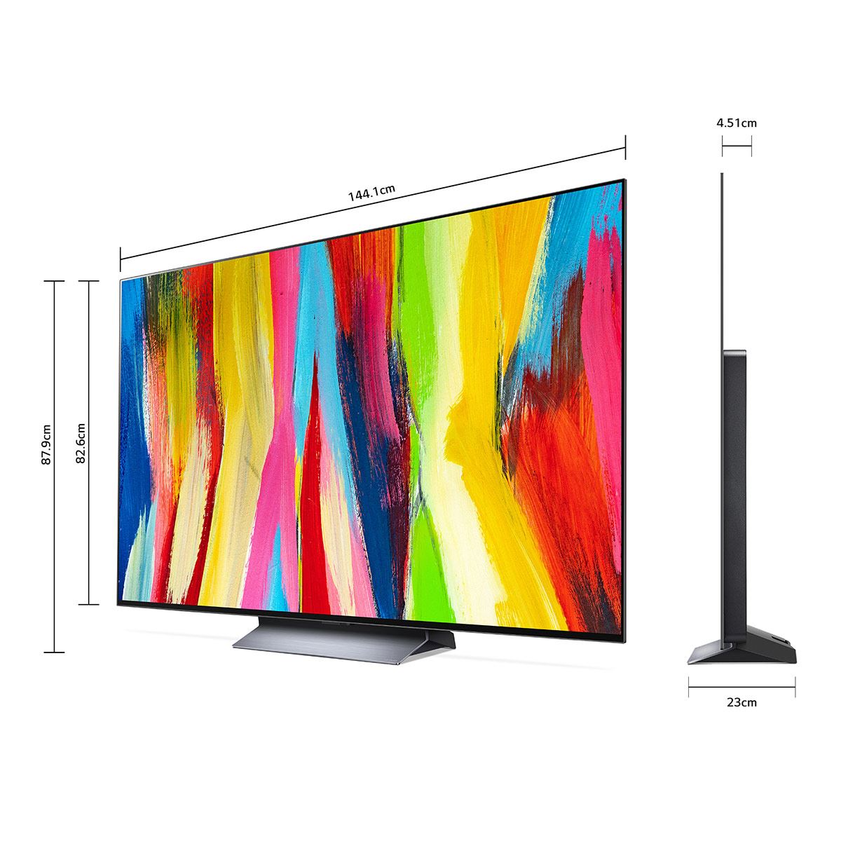 Pantalla LG OLED TV Evo 65 Pulgadas 4K SMART TV con ThinQ AI