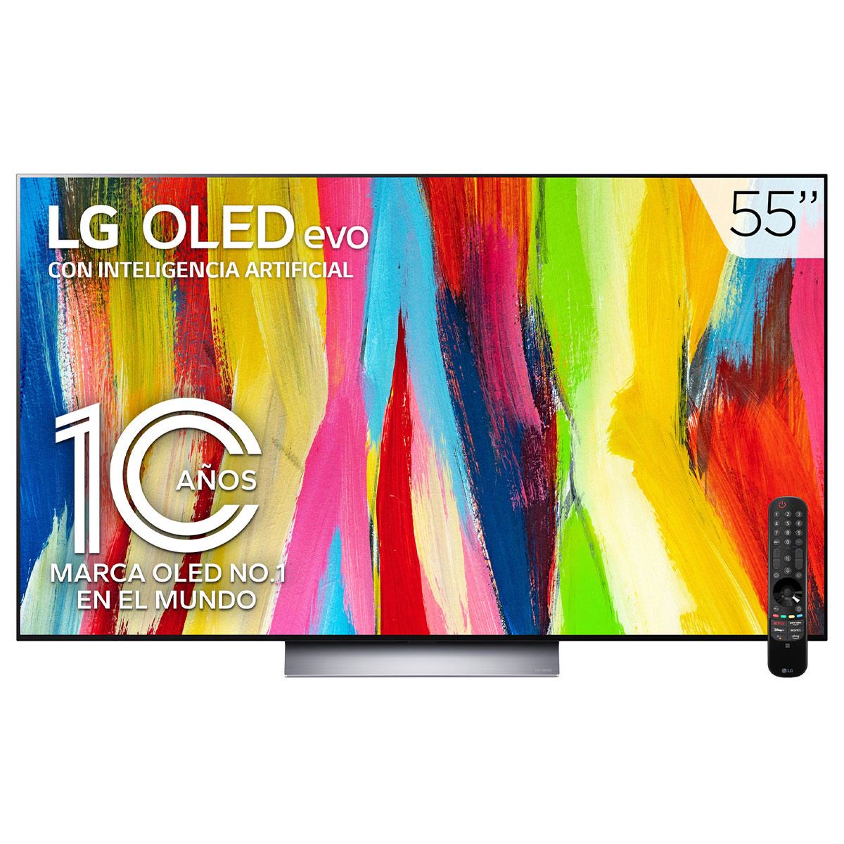 LG OLED55C34LA 55 OLED evo UltraHD 4K HDR10 + Regalo Barra de Sonido  Samsung HW-Q60C/ZF, PcCompone