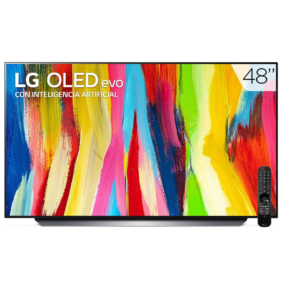 Pantalla LG OLED TV Evo 48 Pulgadas 4K SMART TV con ThinQ AI