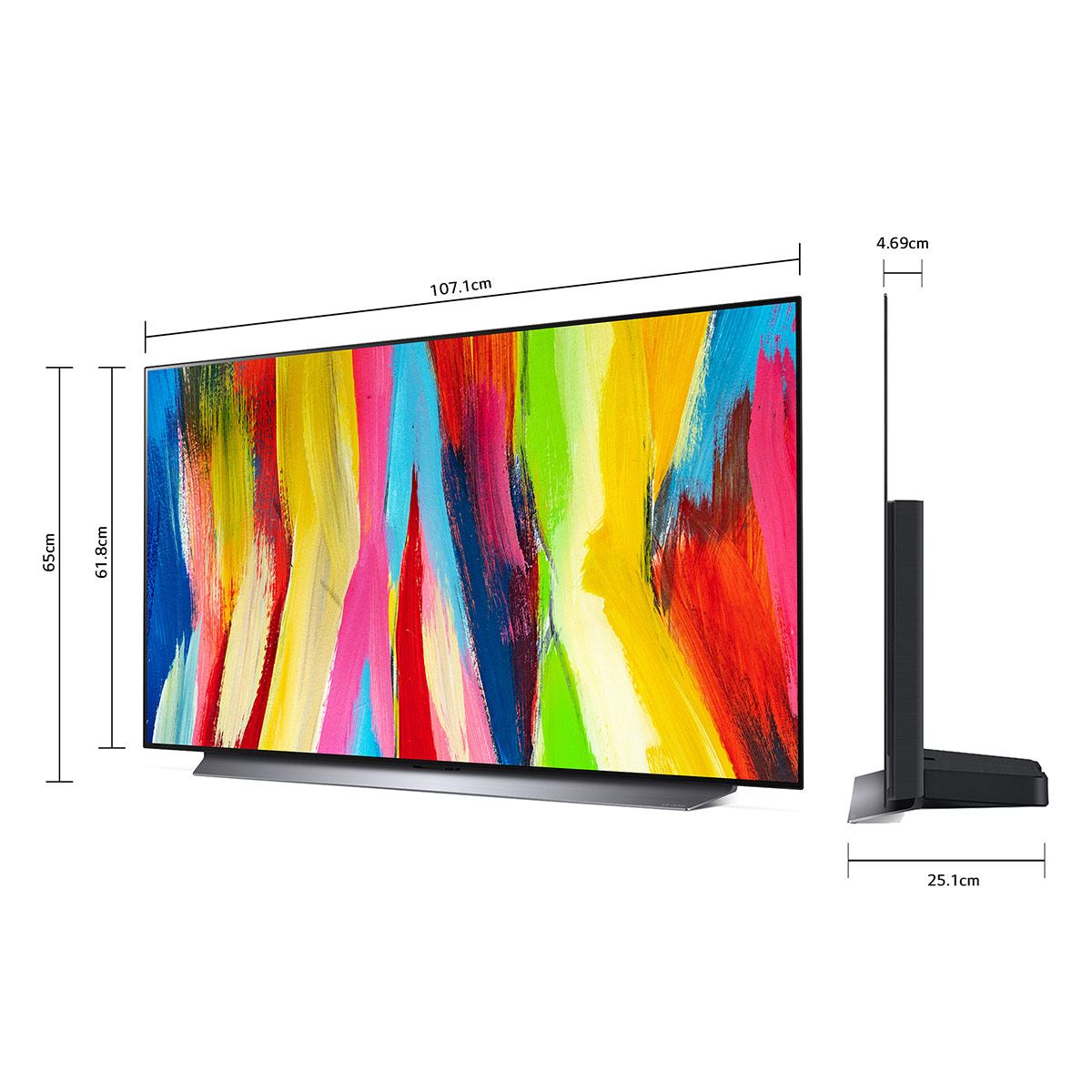 Pantalla LG OLED TV Evo 48 Pulgadas 4K SMART TV con ThinQ AI