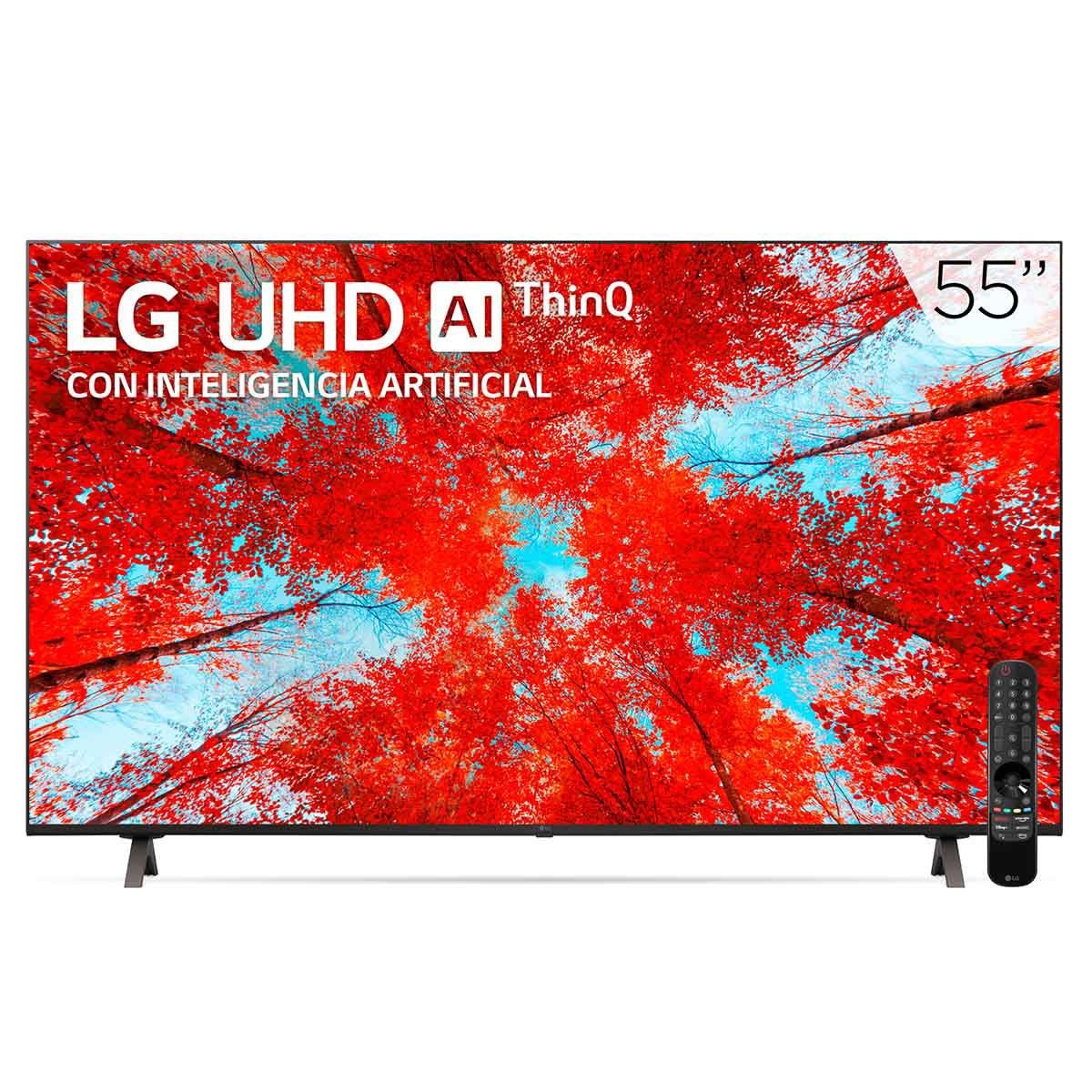 Pantalla LG UHD TV AI ThinQ 55 Pulgadas 4K SMART TV