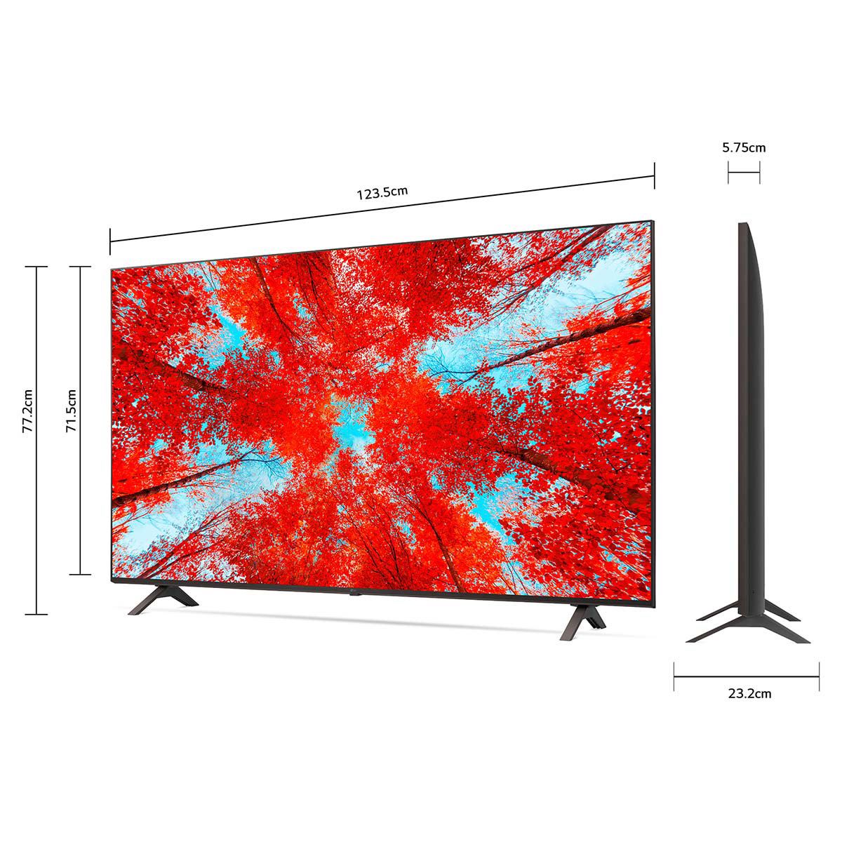 Pantalla LG UHD TV AI ThinQ 55 Pulgadas 4K SMART TV
