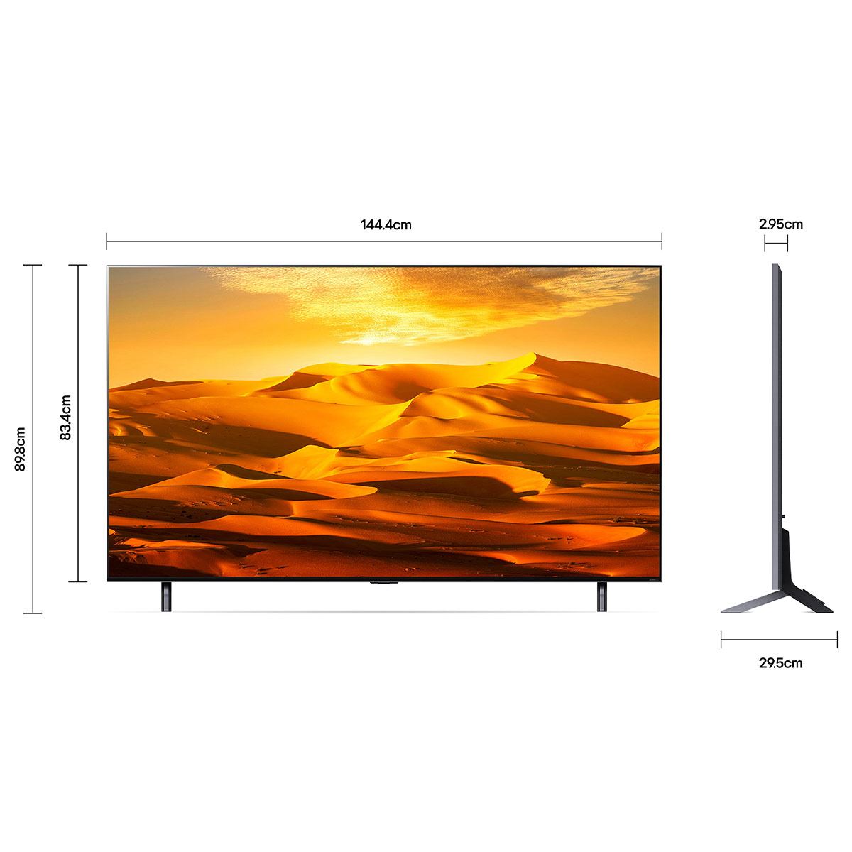 Pantalla LG 65 pulgadas 4K ThinQ 65QNED90SQA
