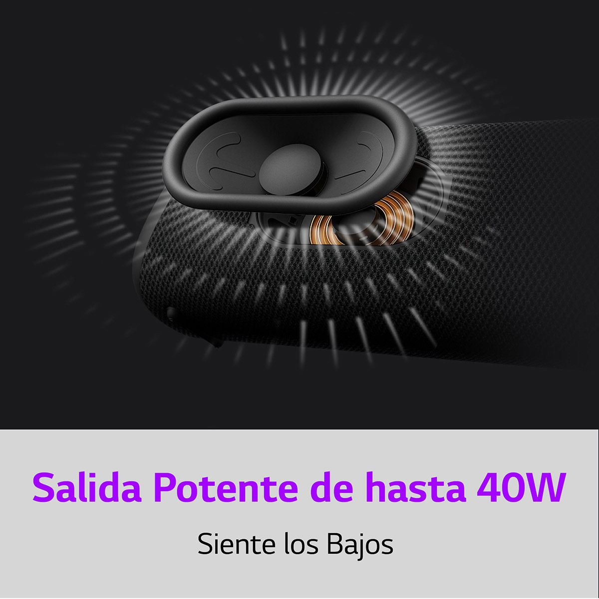 Bocina LG XBOOM Go XG5 negra