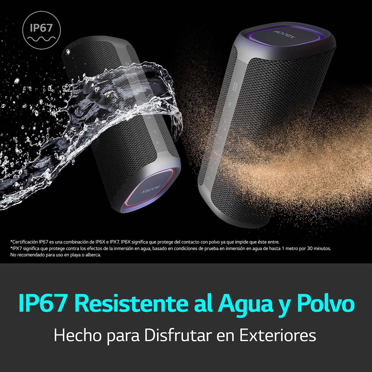 Bocina LG XBOOM Go XG7 negra