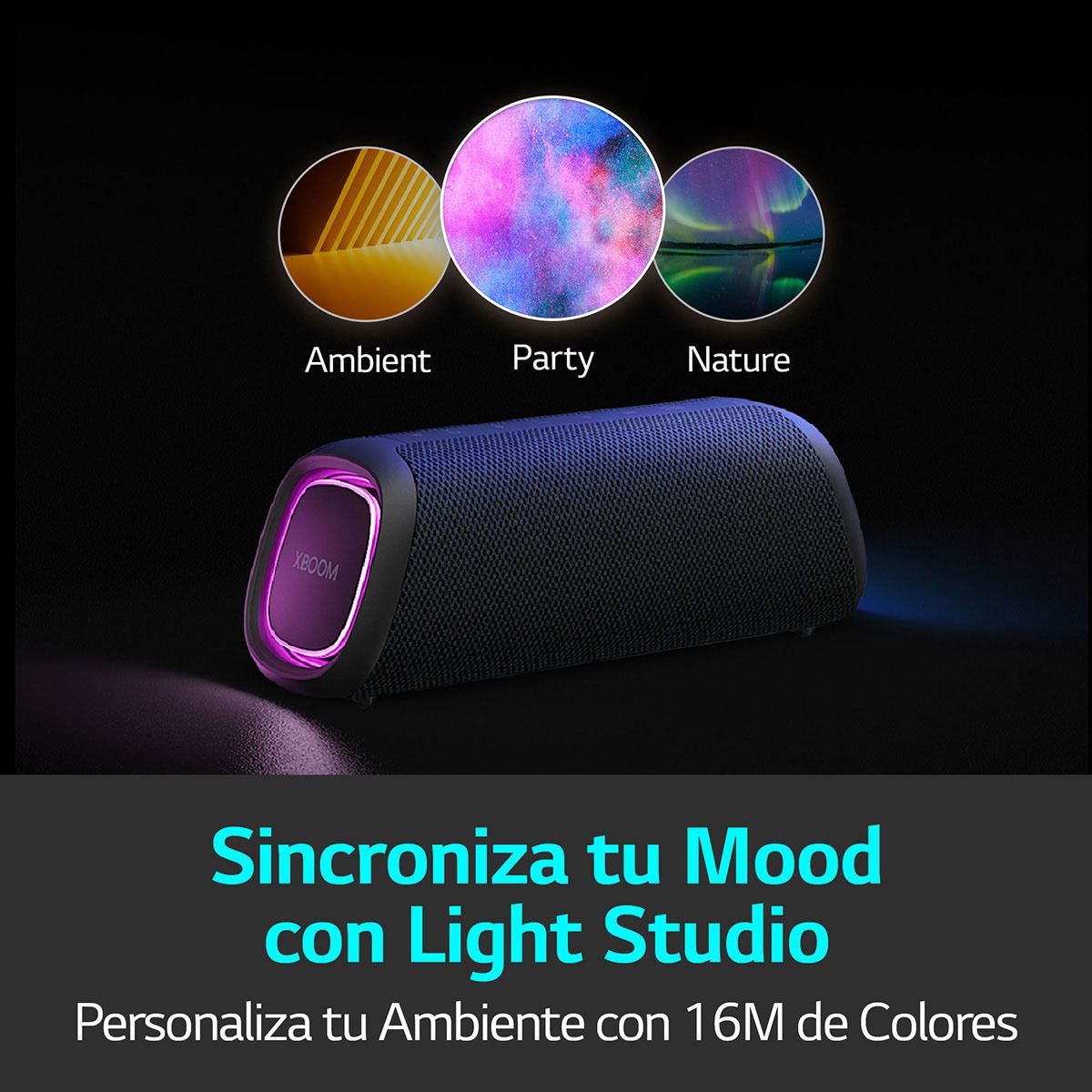 Bocina LG XBOOM Go XG7 negra