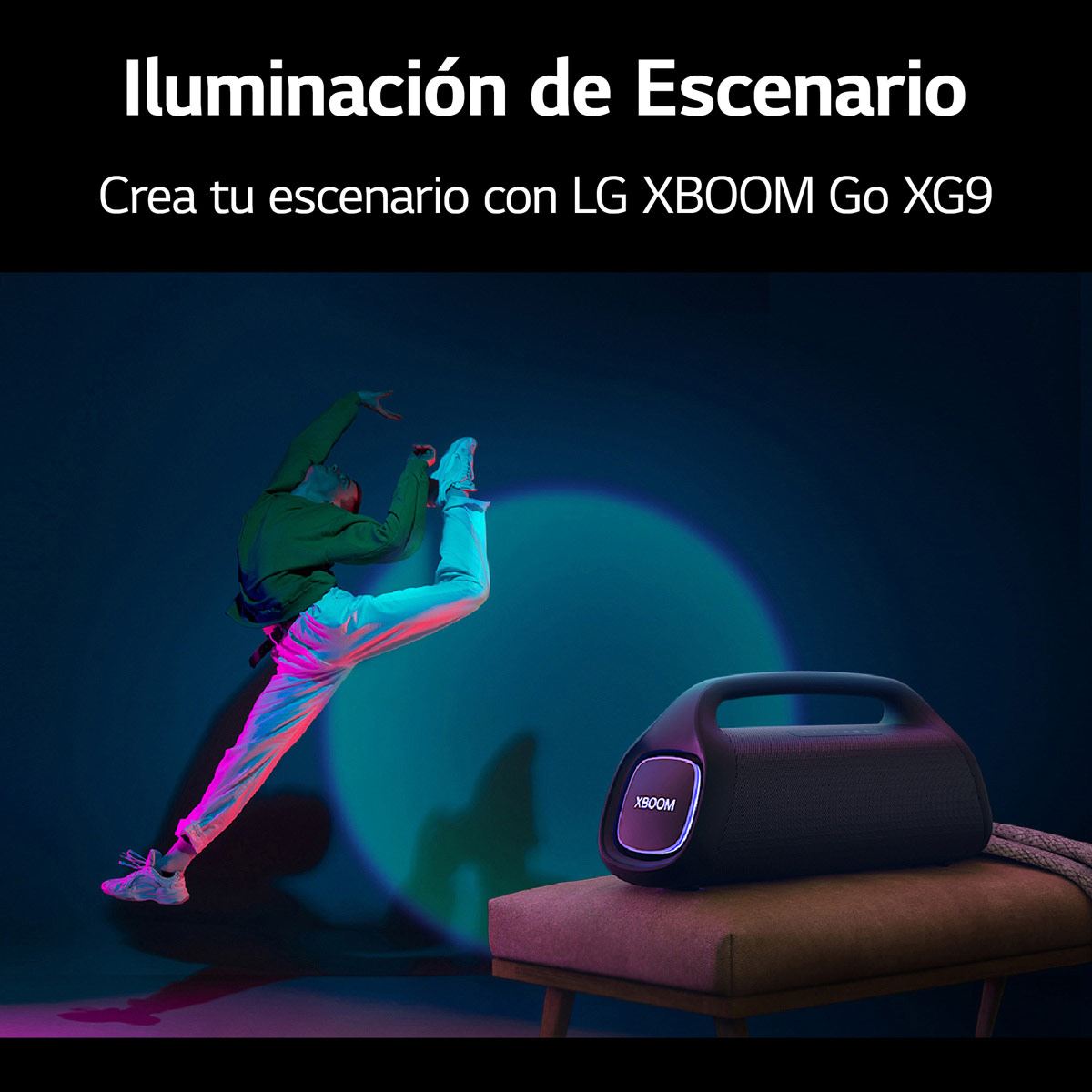 Bocina LG XBOOM Go XG9 negra