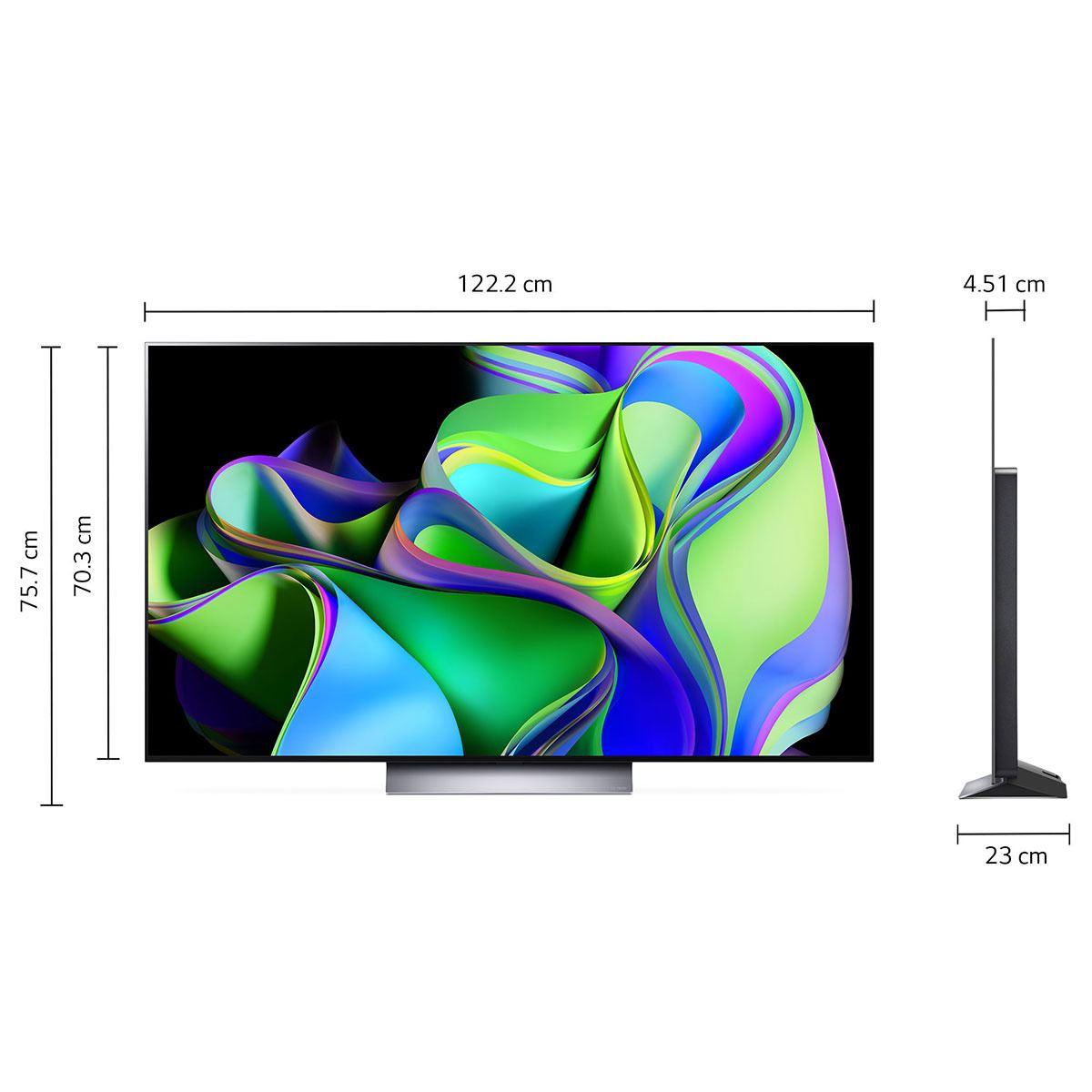Pantalla LG OLED Smart TV de 55 pulgadas 4K/UHD oled55g3psa con WebOs