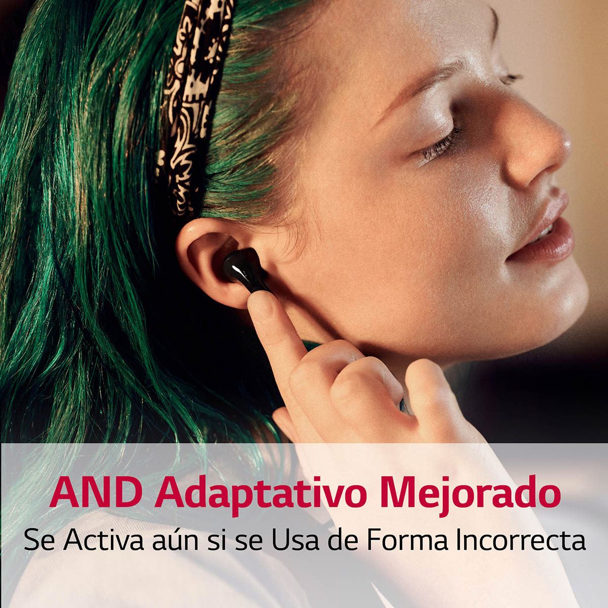 Audífonos LG Tone Free T60 TWS negro