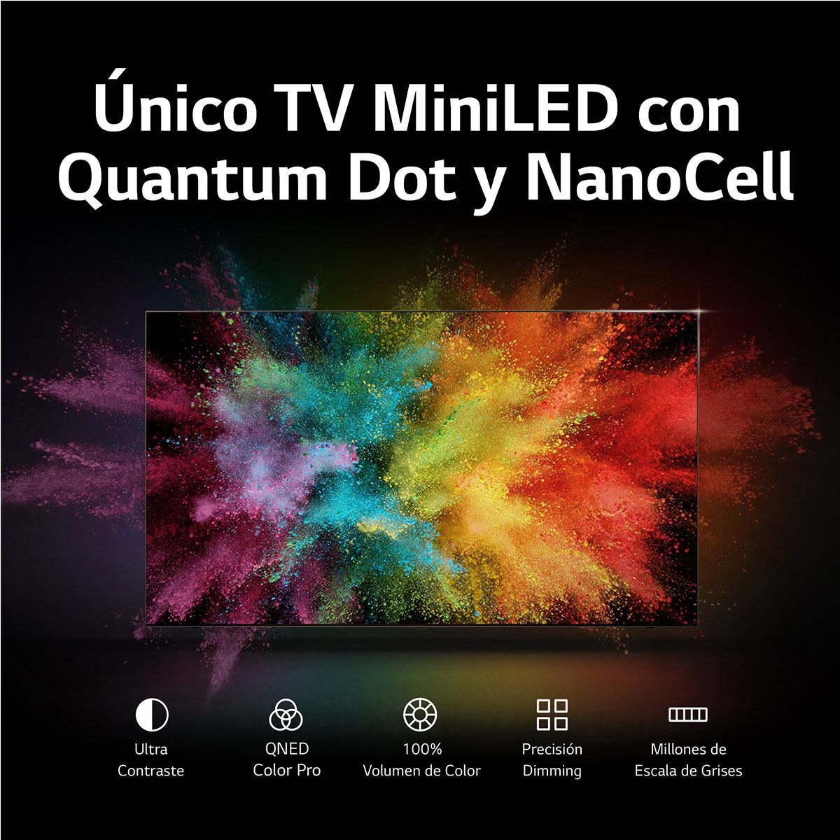 Pantalla LG 86 pulgadas QNED 4K 86QNED85SRA