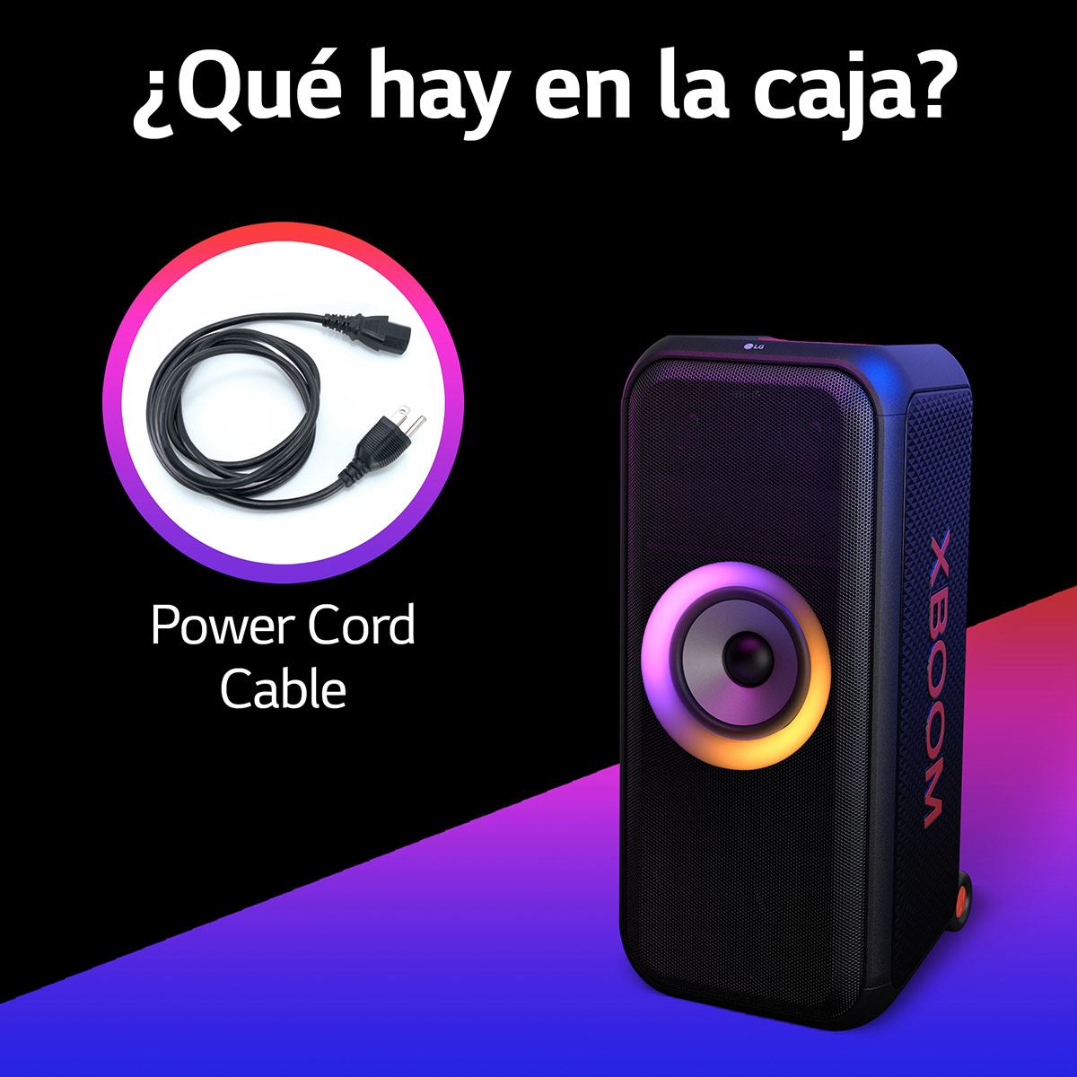 Bocina LG XBOOM XL7S 20 Horas de batería