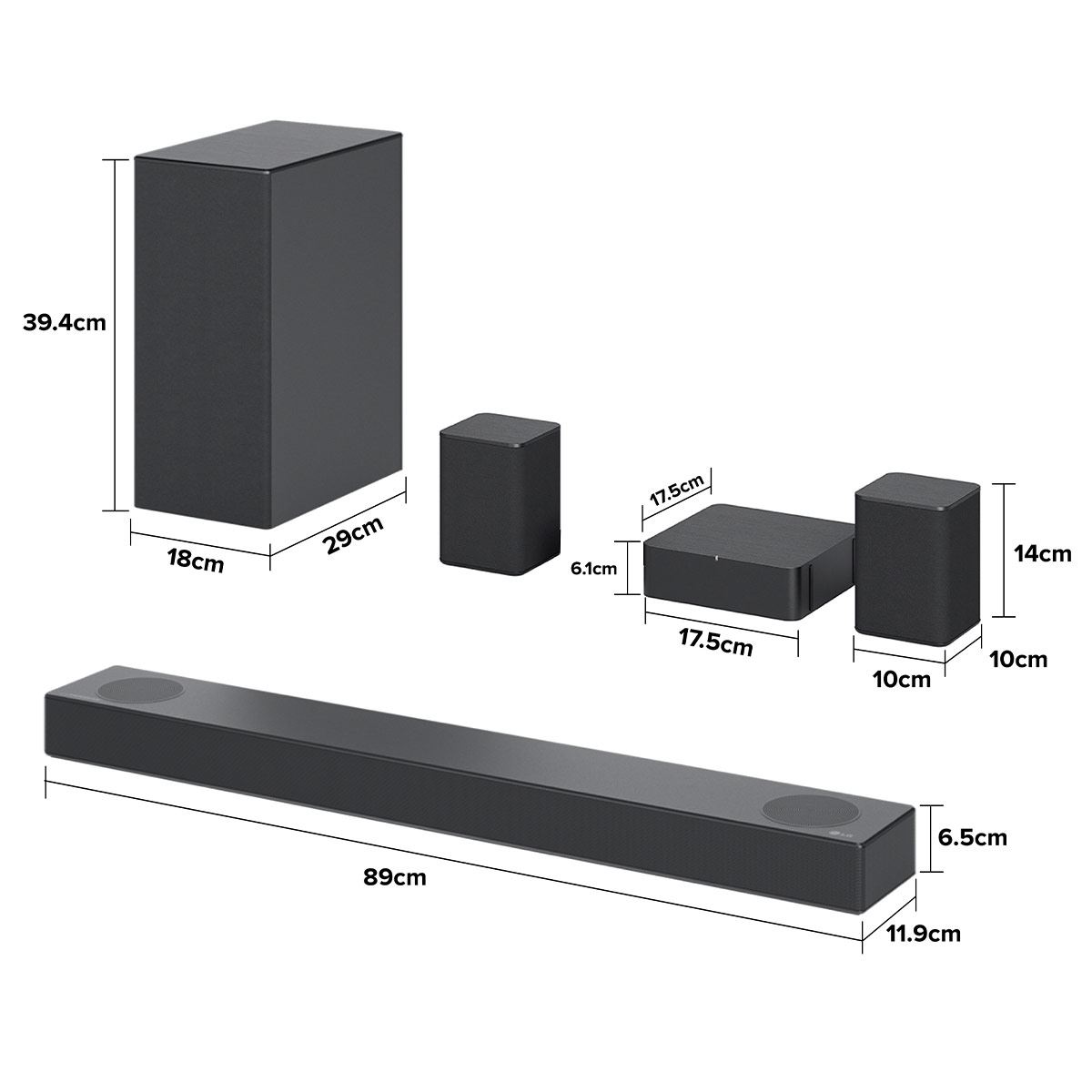 Barra de sonido LG S75QR