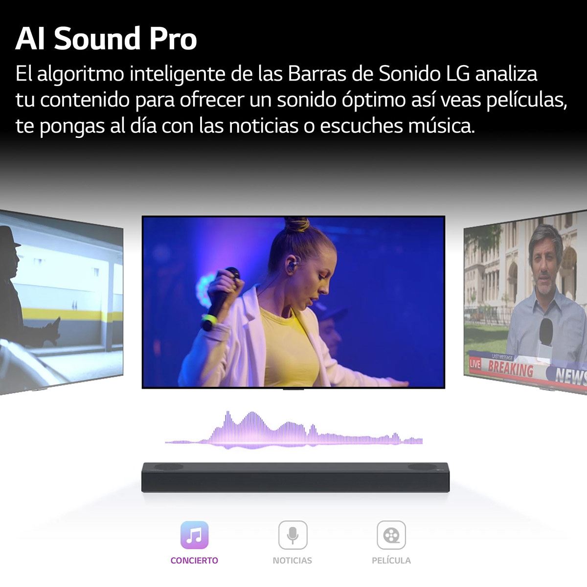 Barra de sonido LG S75QR