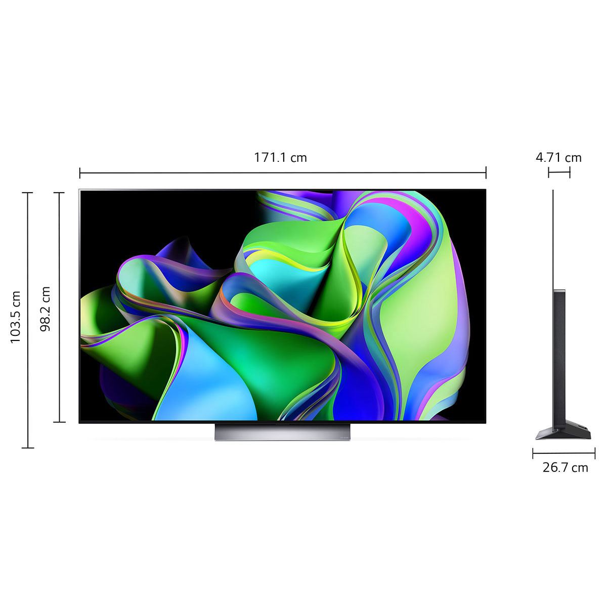 Pantalla LG 77 pulgadas 4K OLED 77C3PSA