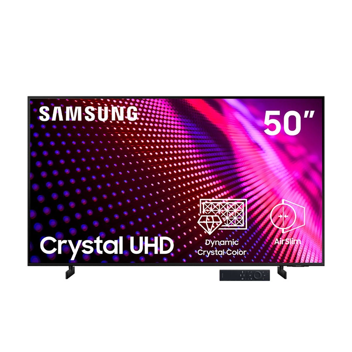  SAMSUNG UN50AU8000FXZA - Paquete de TV LED inteligente UHD 4K  Crystal UHD de 50 pulgadas con paquete de protección mejorada CPS de 1 año  : Electrónica