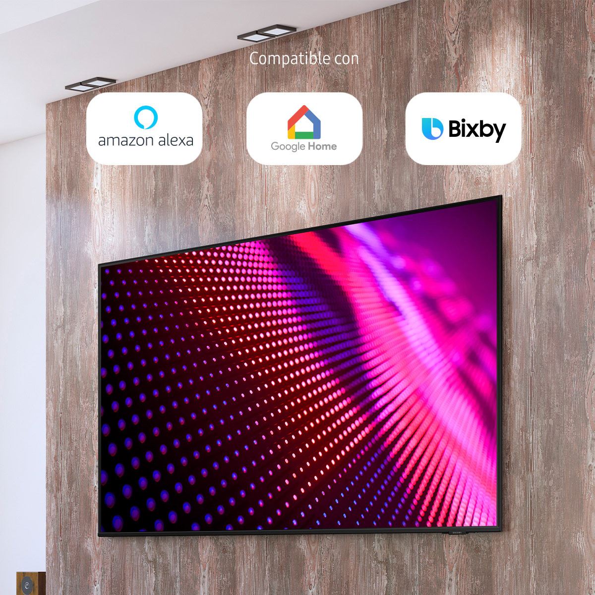 Pantalla LED Samsung 65 pulgadas 4K UN65AU8000FXZX