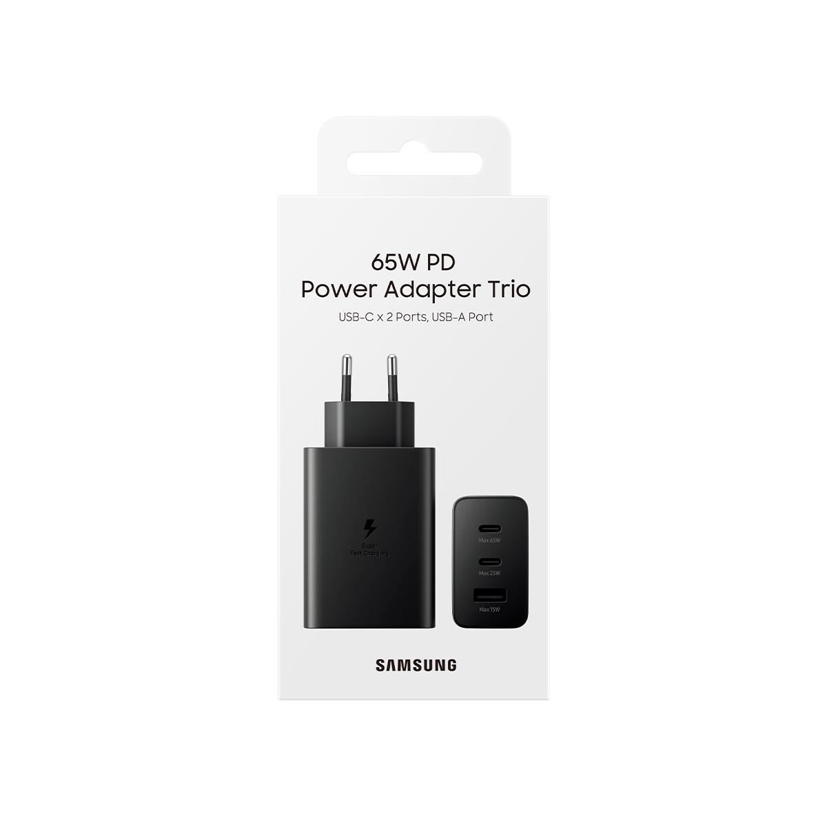 Cargador Samsung Carga Superrápida 65W Tipo C Negro