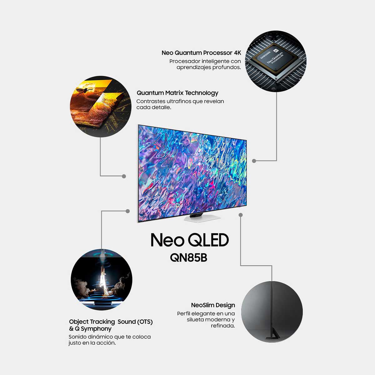 Pantalla Neo QLed Samsung 55 pulgadas 4K