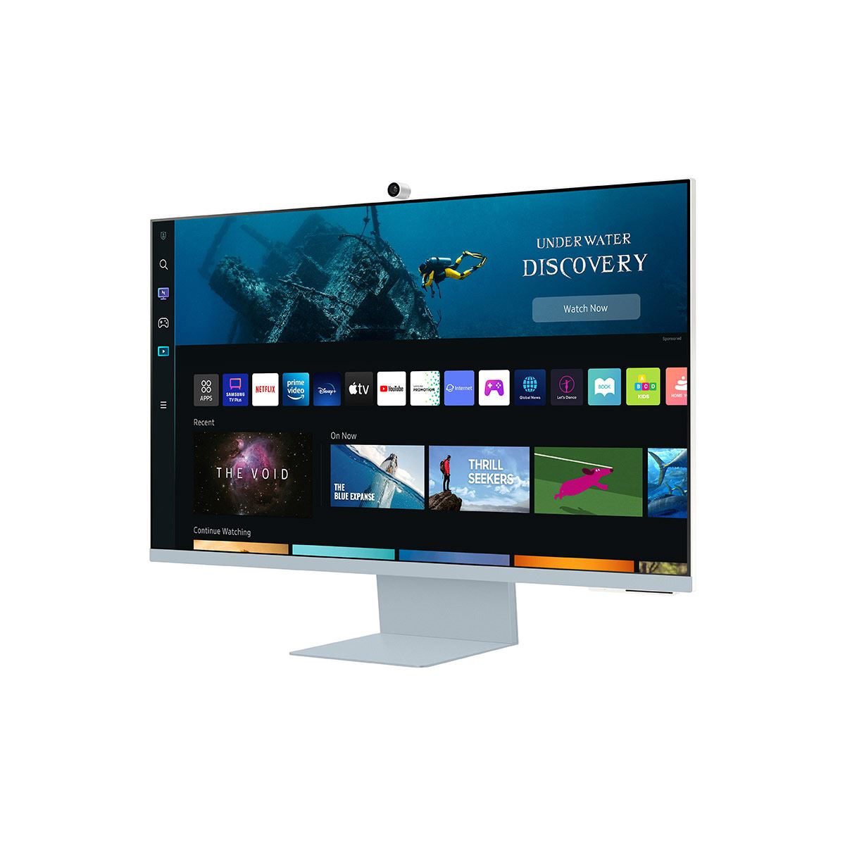 Monitor Samsung Smart M8 azul 32 pulgadas