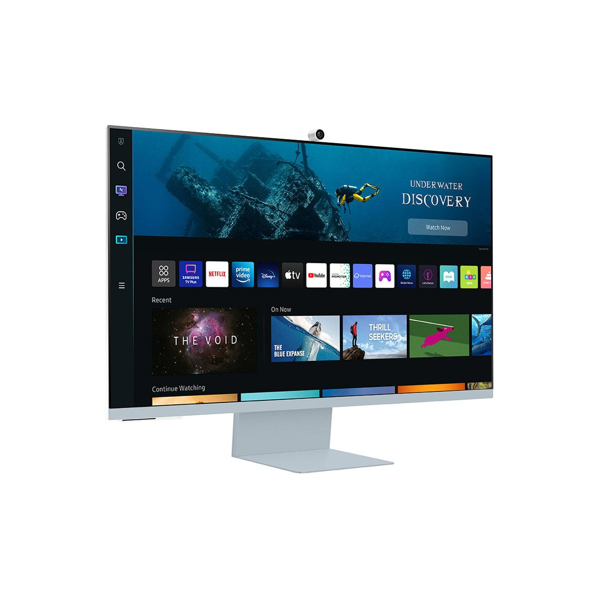 Monitor Samsung Smart M8 azul 32 pulgadas