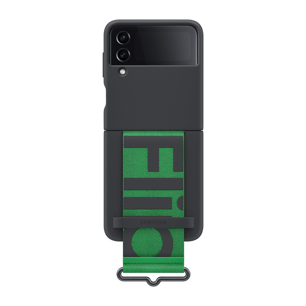 Funda para Galaxy Z Flip4 de silicón con strap