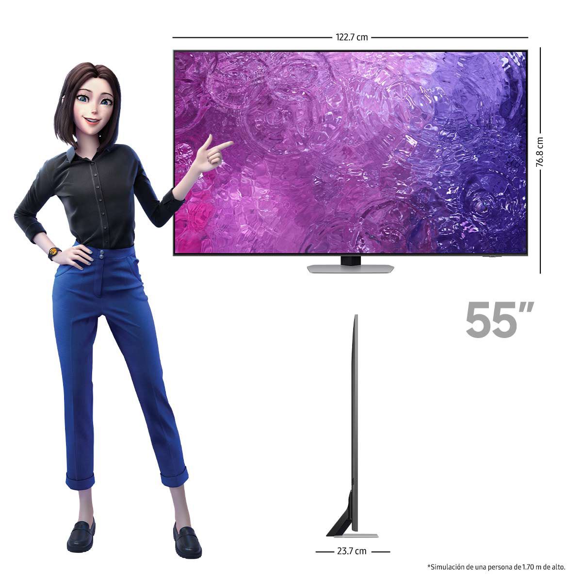 Pantalla Samsung 55 pulgadas NEO QN55QN90CAF