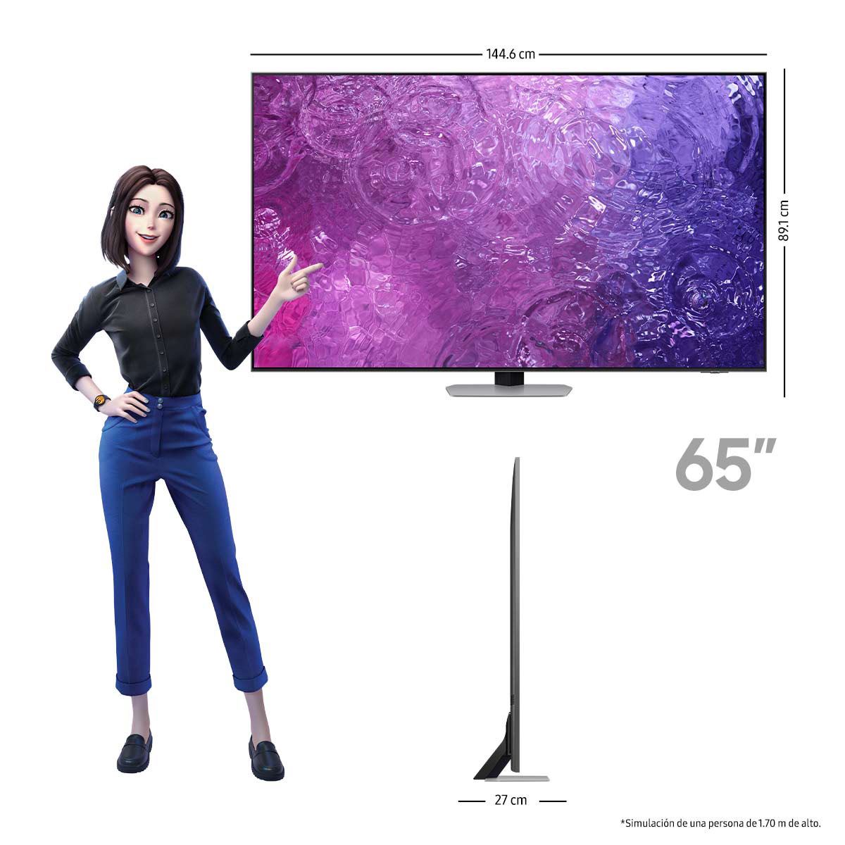 Pantalla Samsung 65 pulgadas NEO QN65QN90CAF