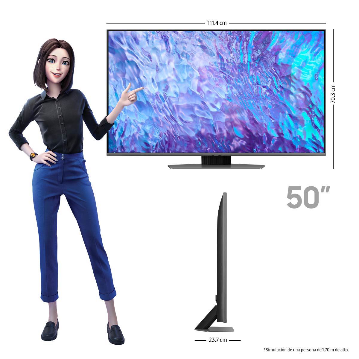 Pantalla Samsung 50 pulgadas QLED QN50Q80CAF