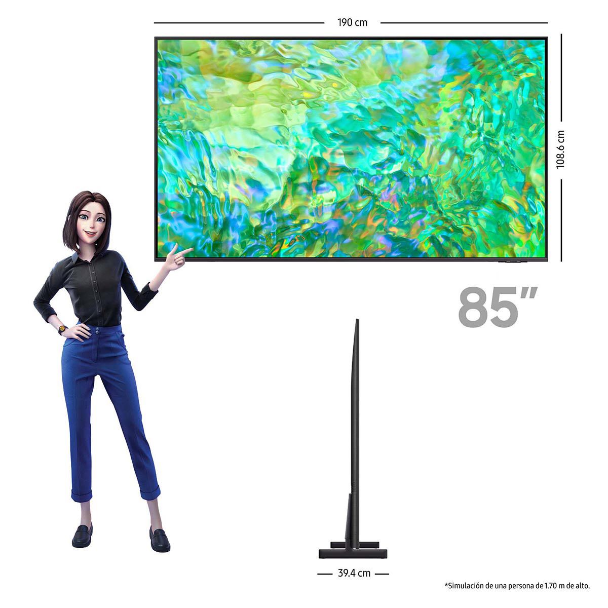 Pantalla Samsung 85 pulgadas 4K UN85CU8000FX