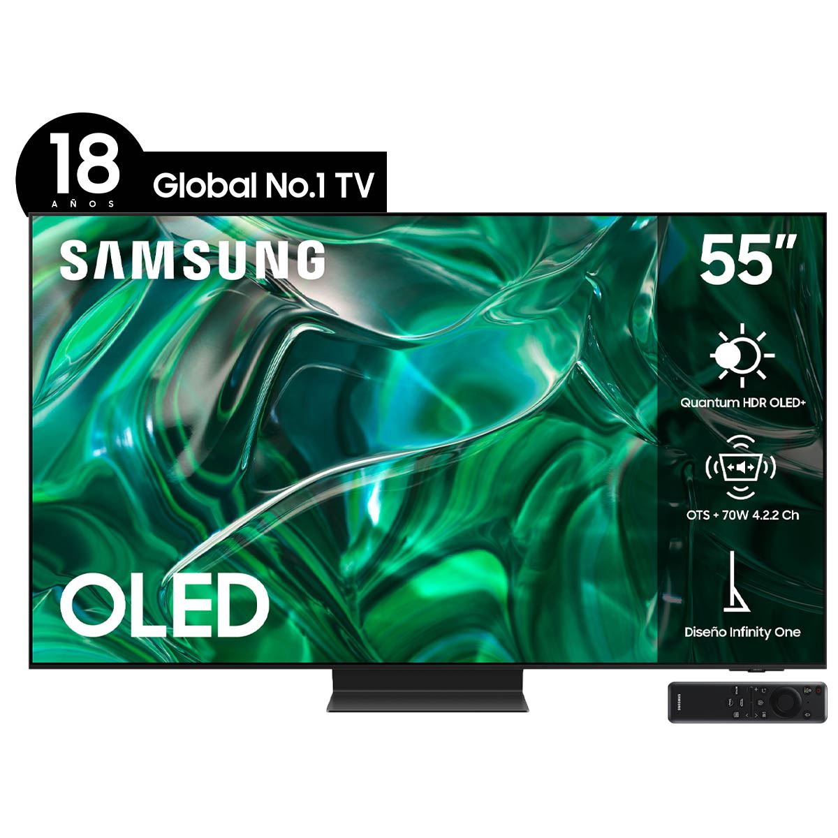 Pantalla Samsung 55 pulgadas QLED QN55Q80CAF