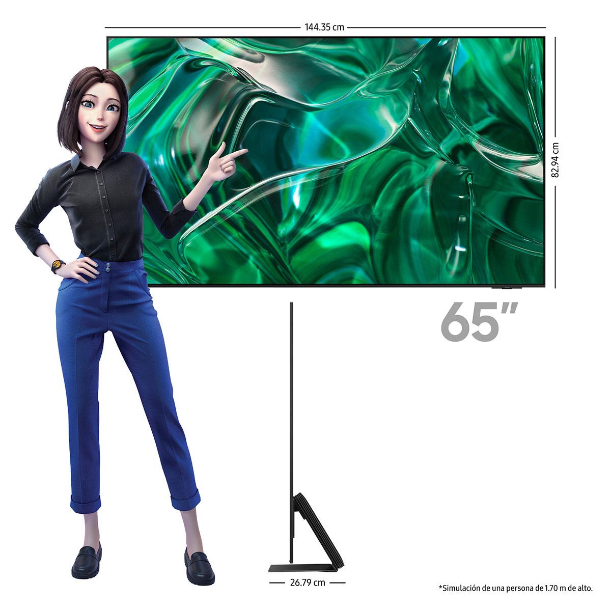 Pantalla Samsung 65 pulgadas OLED QN65S95CAF