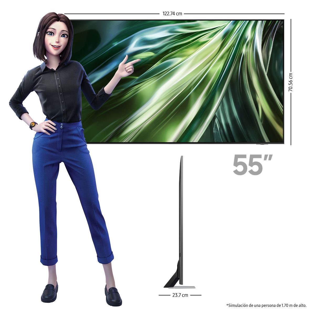 Pantalla Samsung 55 Pulgadas 4K NEO QLED QN55QN90DAF