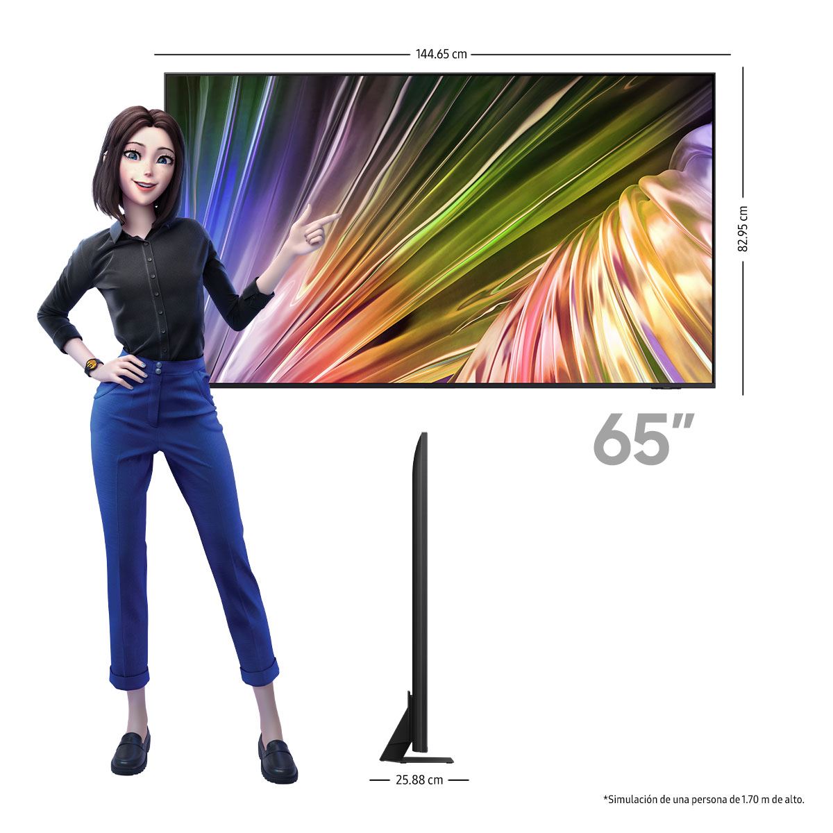 Pantalla Samsung 65 Pulgadas 4K NEO QLED QN65QN85DBF