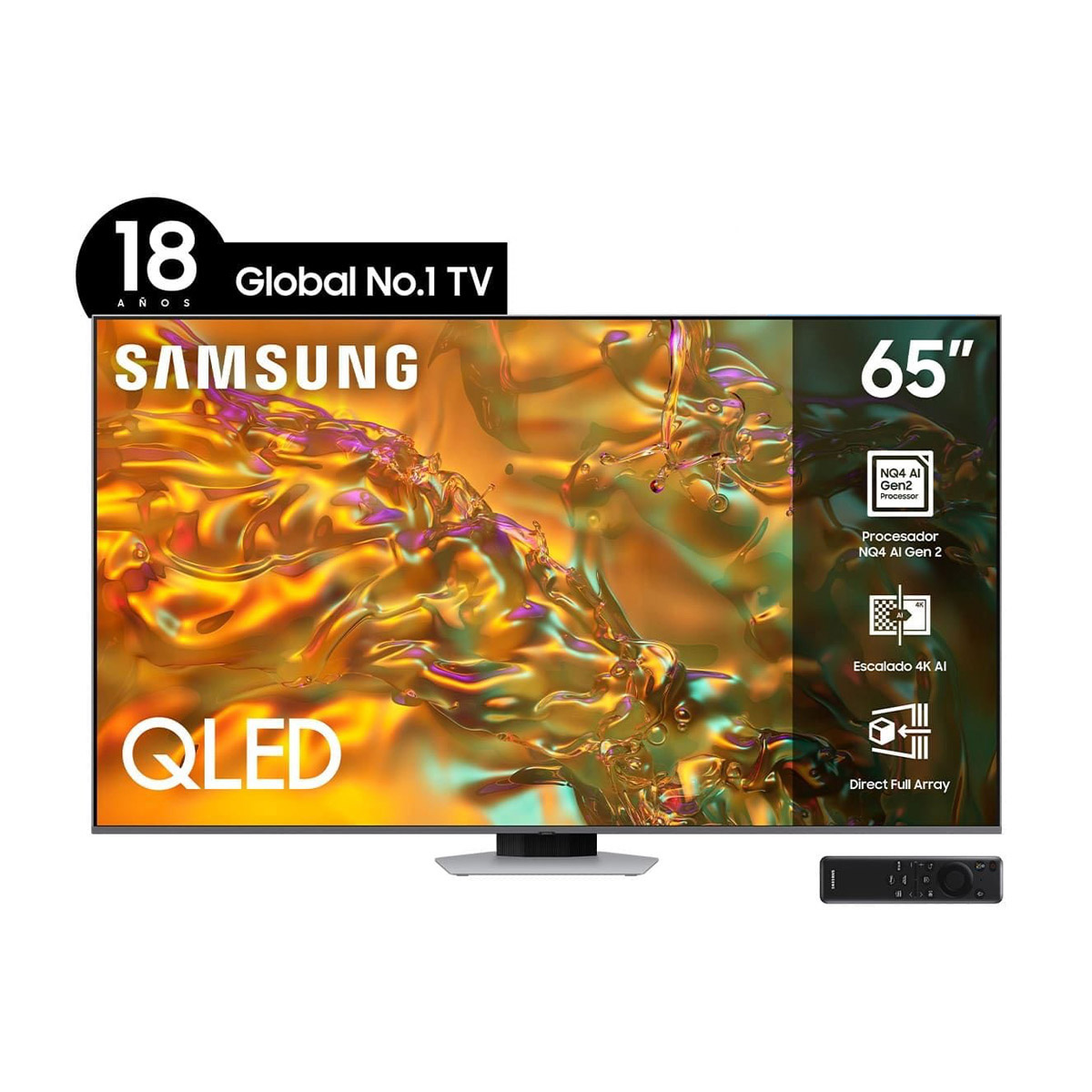 Pantalla Samsung 65 Pulgadas QLED QN65Q80DAF