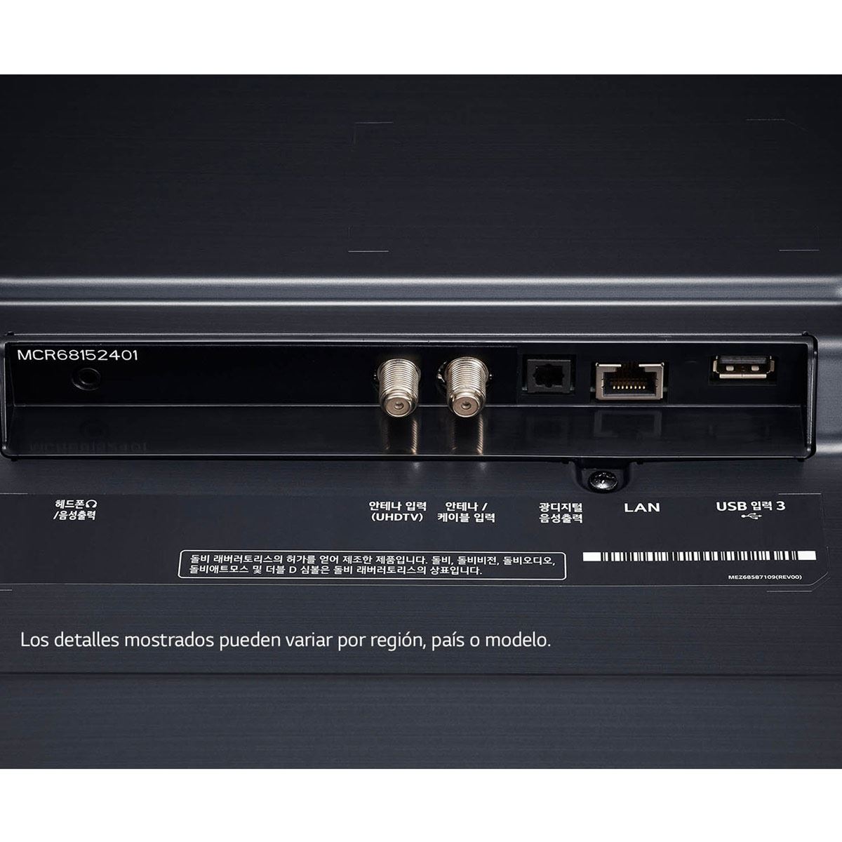 Pantalla LG NanoCell TV AI ThinQ 4K 55" 55NANO91UNA