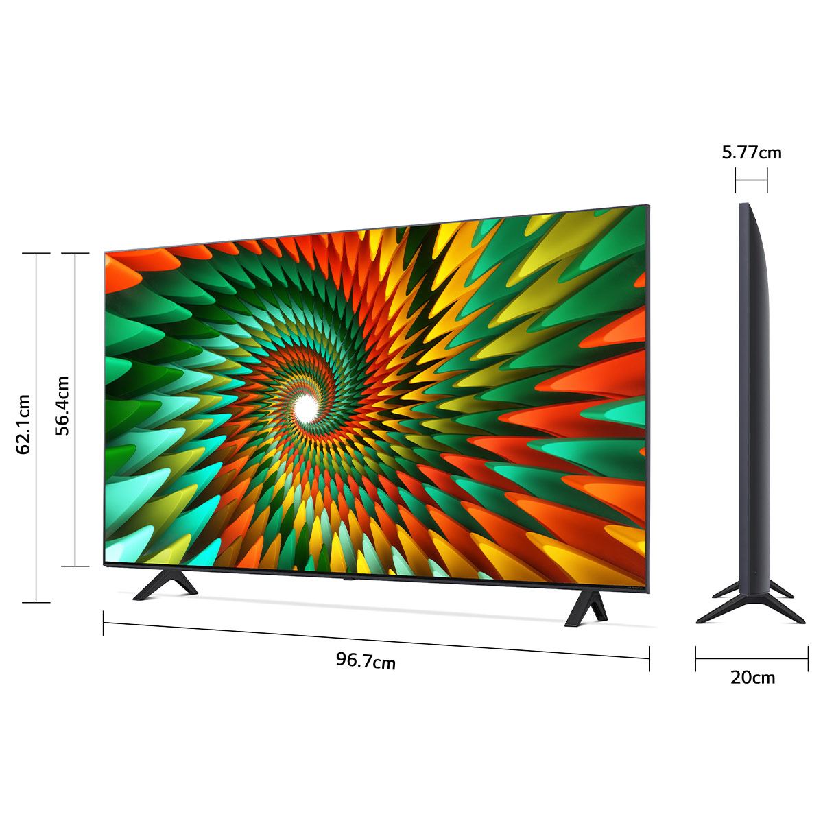 Pantalla LG 43 pulgadas 4K 43NANO77SRA