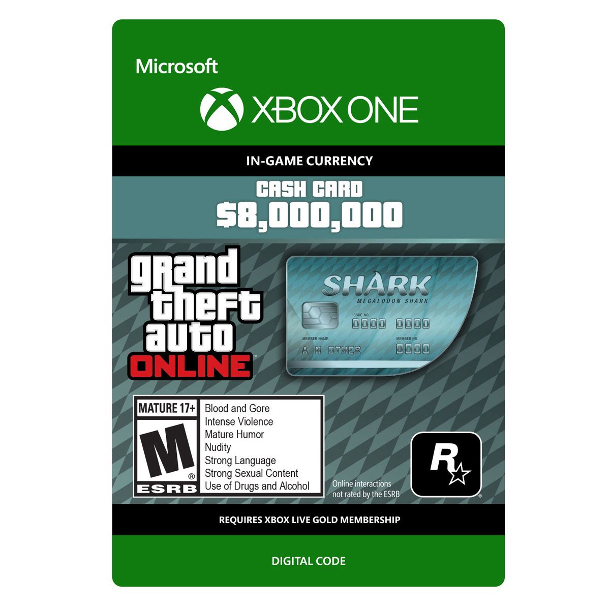 Esd Grand Theft Auto V: Megalodon Shark Card