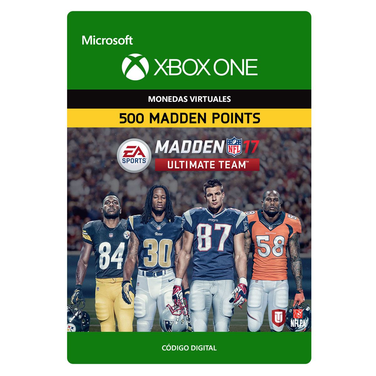 ESD Madden Nfl 17: Mut 500 Madden Points Pack