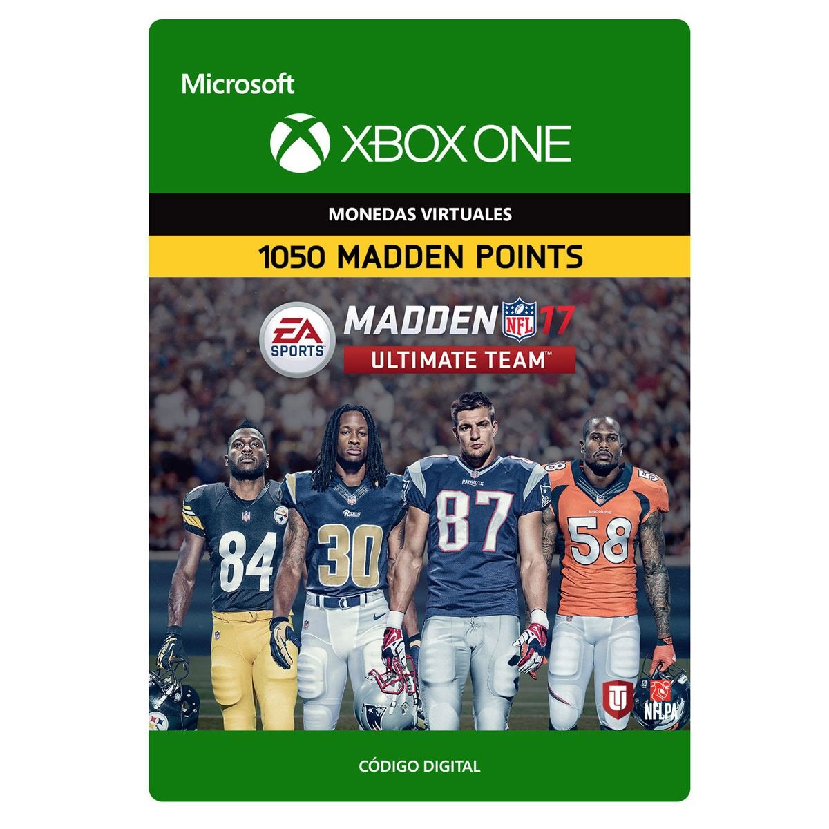 ESD Madden Nfl 17: Mut 1050 Madden Points Pack