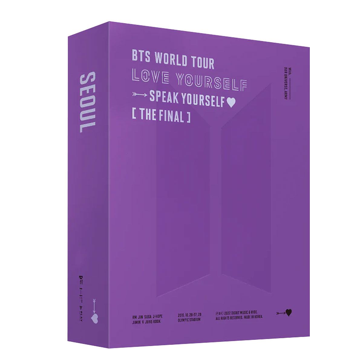 Dc Bts World Tour Love Yourself Speak Yourself The Final Digital Code