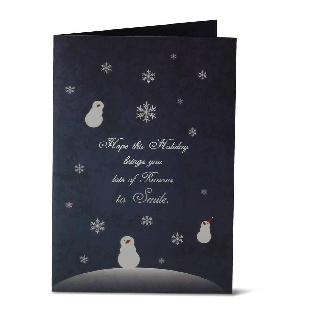 Tarjeta Muñeco De Nieve