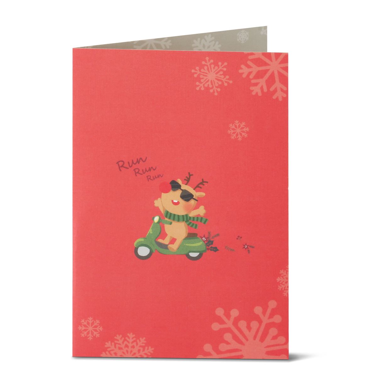 Tarjeta Trineo Santa