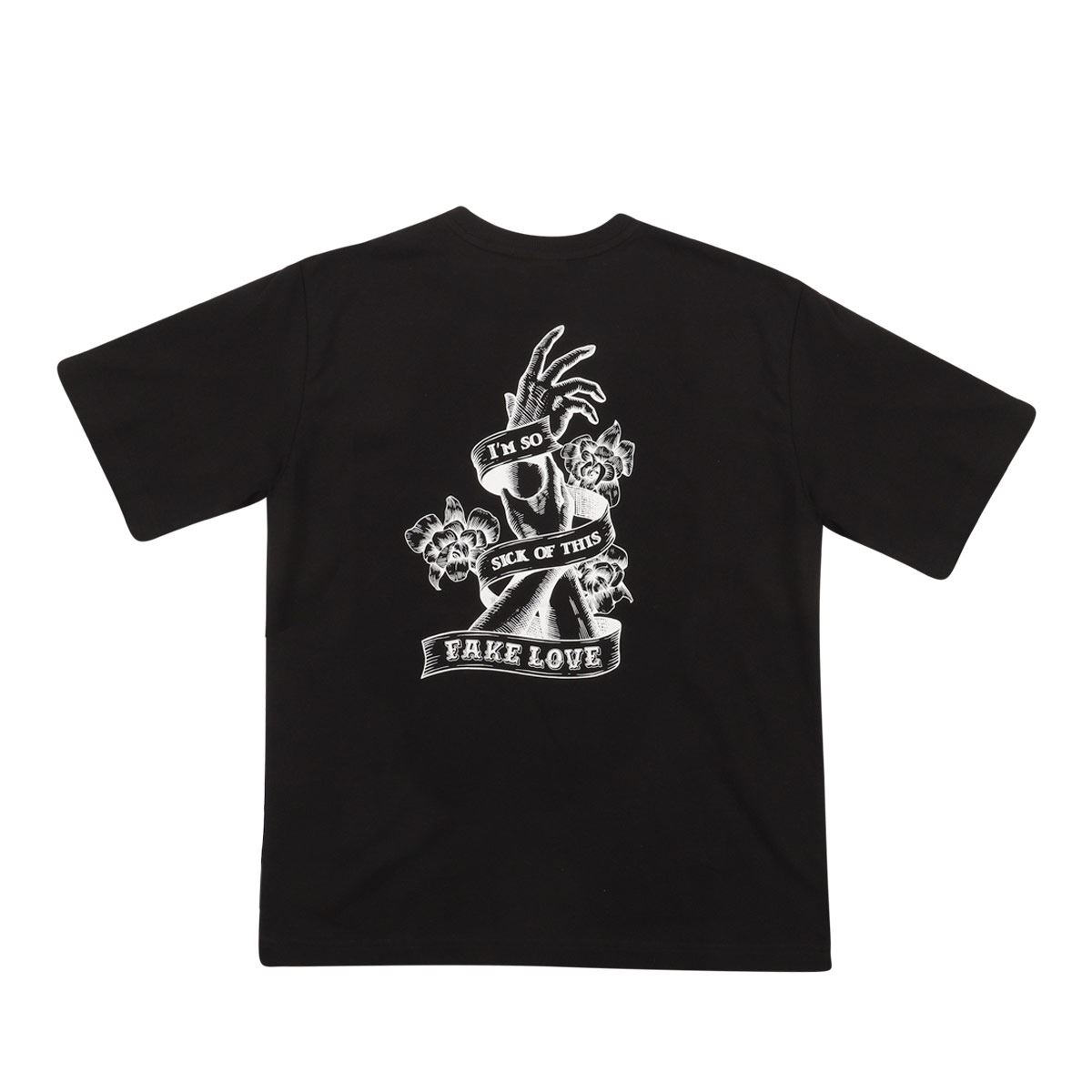 Camiseta BTS fakelove 001 extra grande / BTS fakelove tee 001 XL